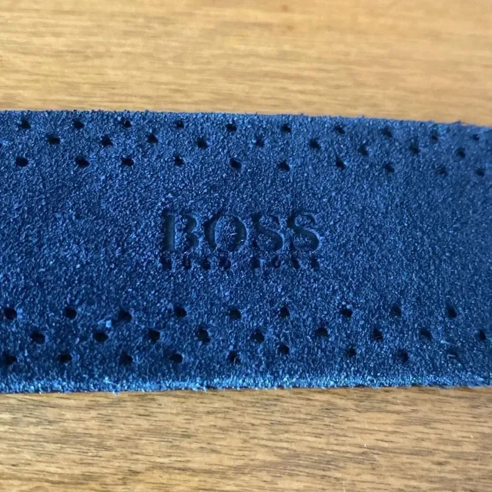 Hugo Boss suede belt